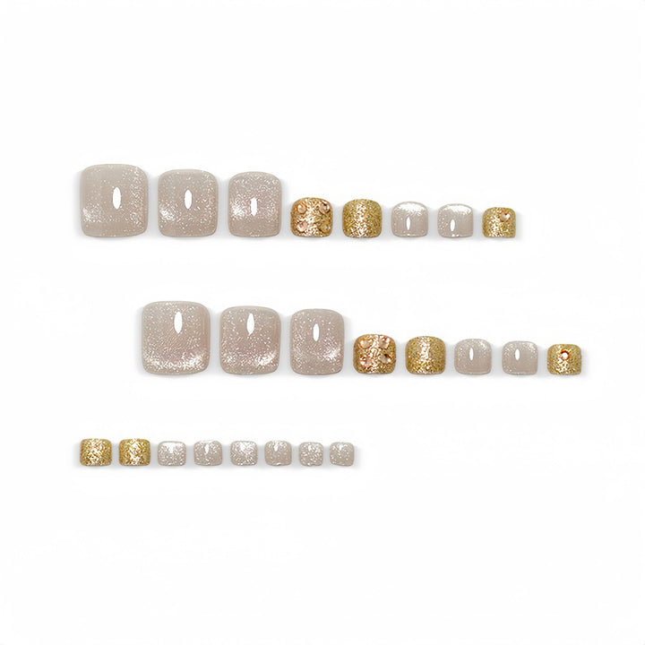 Artificial nails with elegant glitter effect Stornfield