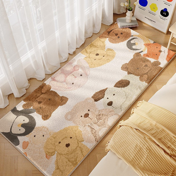 Playful Animal-Themed Runner Mat Stornfield