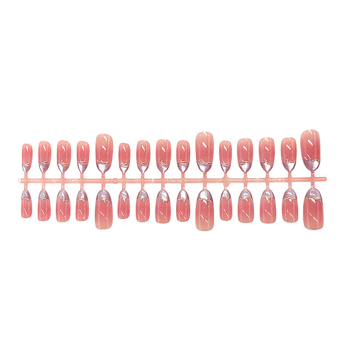 Elegant Marble Design Press-On Nails Stornfield
