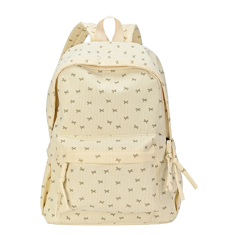 Playful Corduroy Backpack Stornfield