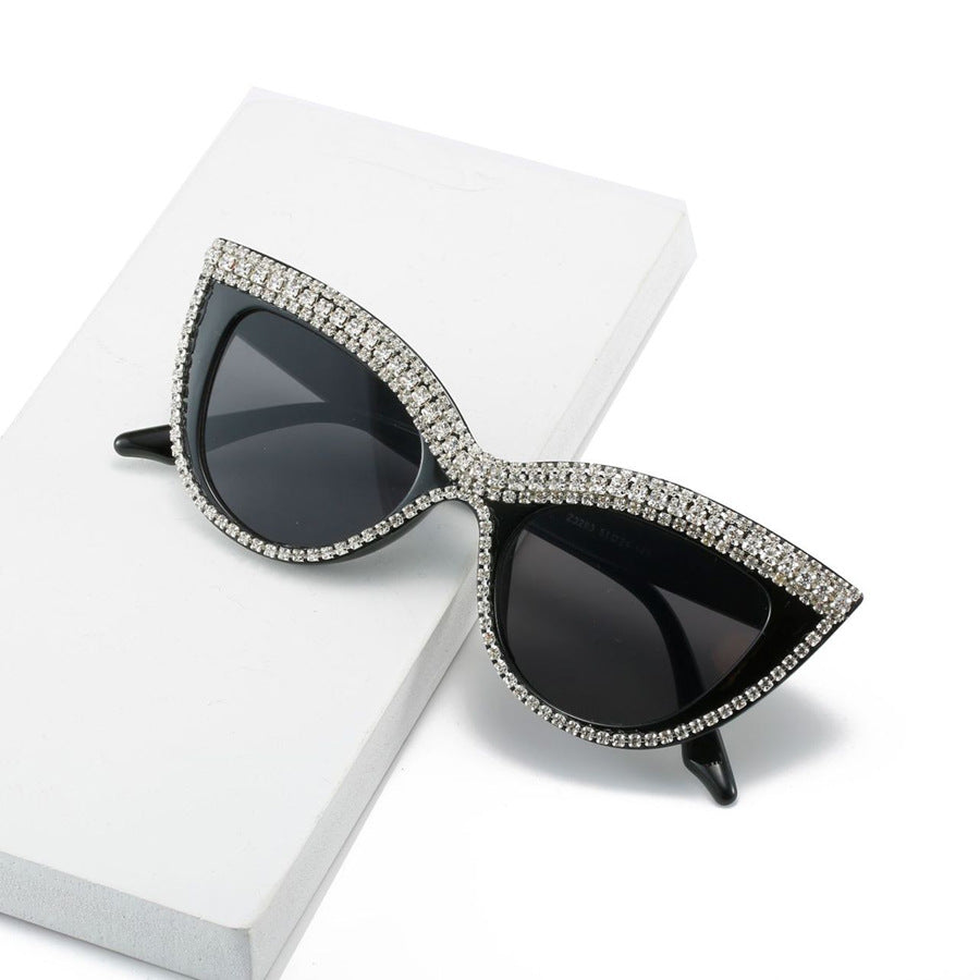 Statement Cat-Eye Sunglasses with Crystal Detailing Stornfield