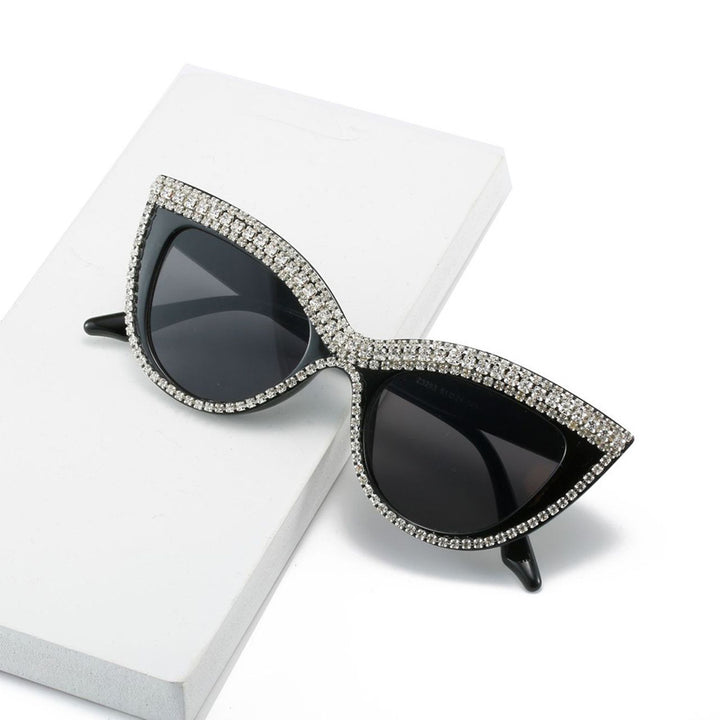 Statement Cat-Eye Sunglasses with Crystal Detailing Stornfield