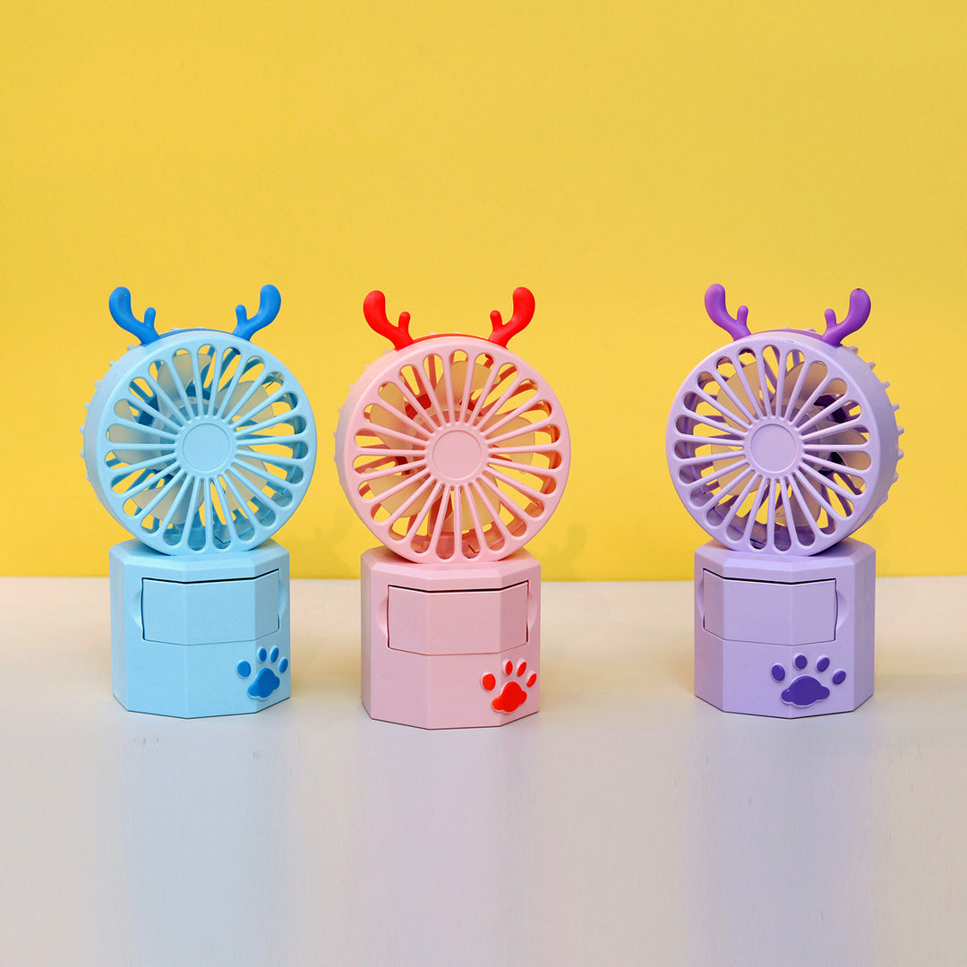 Unisex Portable Mini Fan with Animal Ears and USB Connection Stornfield