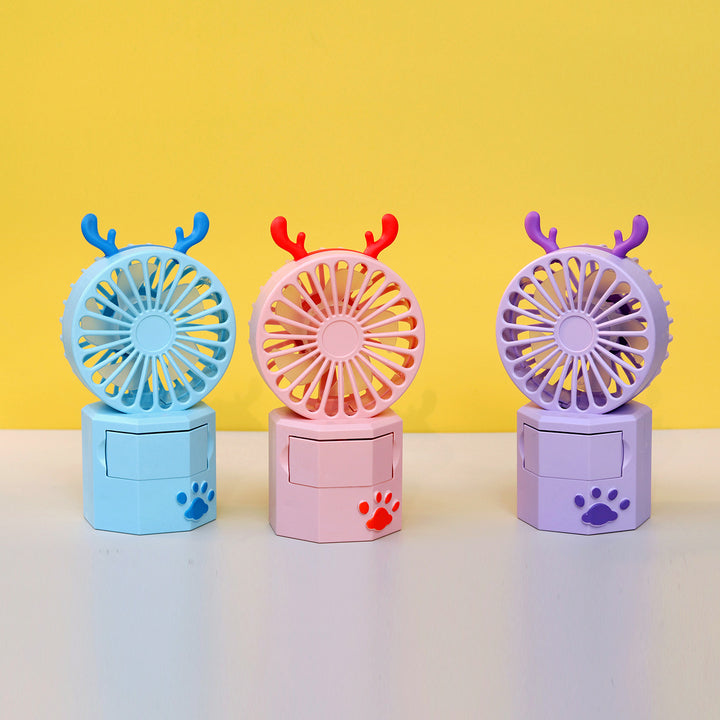 Unisex Portable Mini Fan with Animal Ears and USB Connection Stornfield