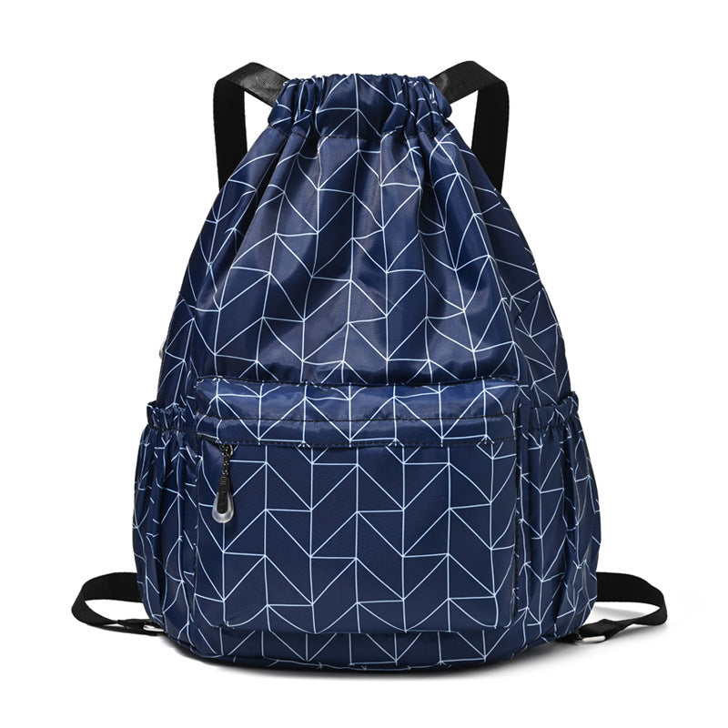 Drawstring Elephant Print Backpack Stornfield