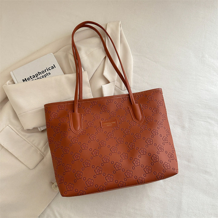 Floral Embossed Tote Bag Stornfield