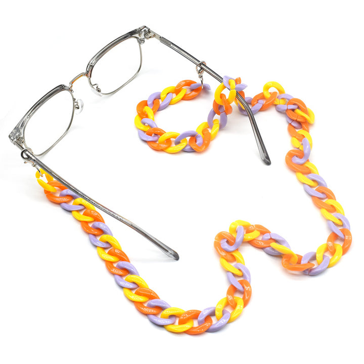 Bold Color Block Eyewear Chain Stornfield