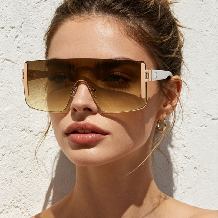 Ladies oversized sunglasses with modern futuristic design Stornfield