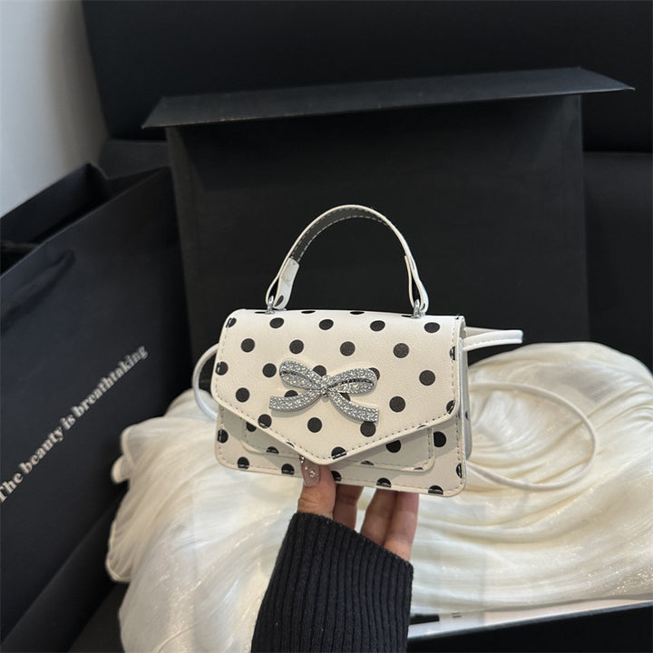 WoElegant Polka Dot Handheld Satchel Bag Stornfield