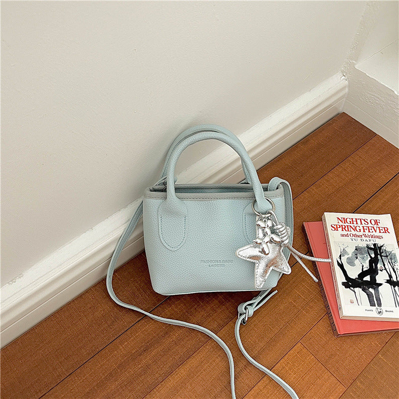 Elegant Textured Leather Handbag