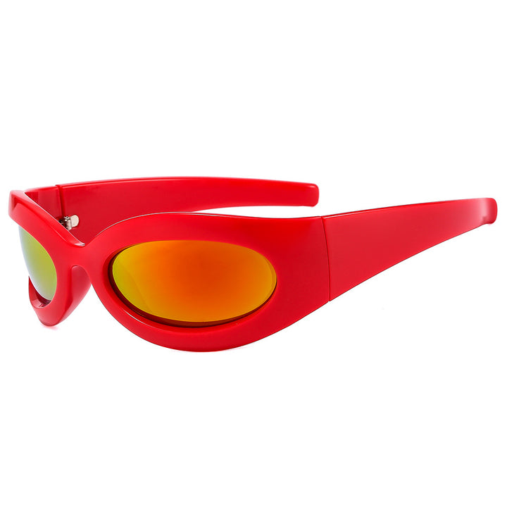 Women’s fashionable sunglasses with oval frame and modern finish Stornfield