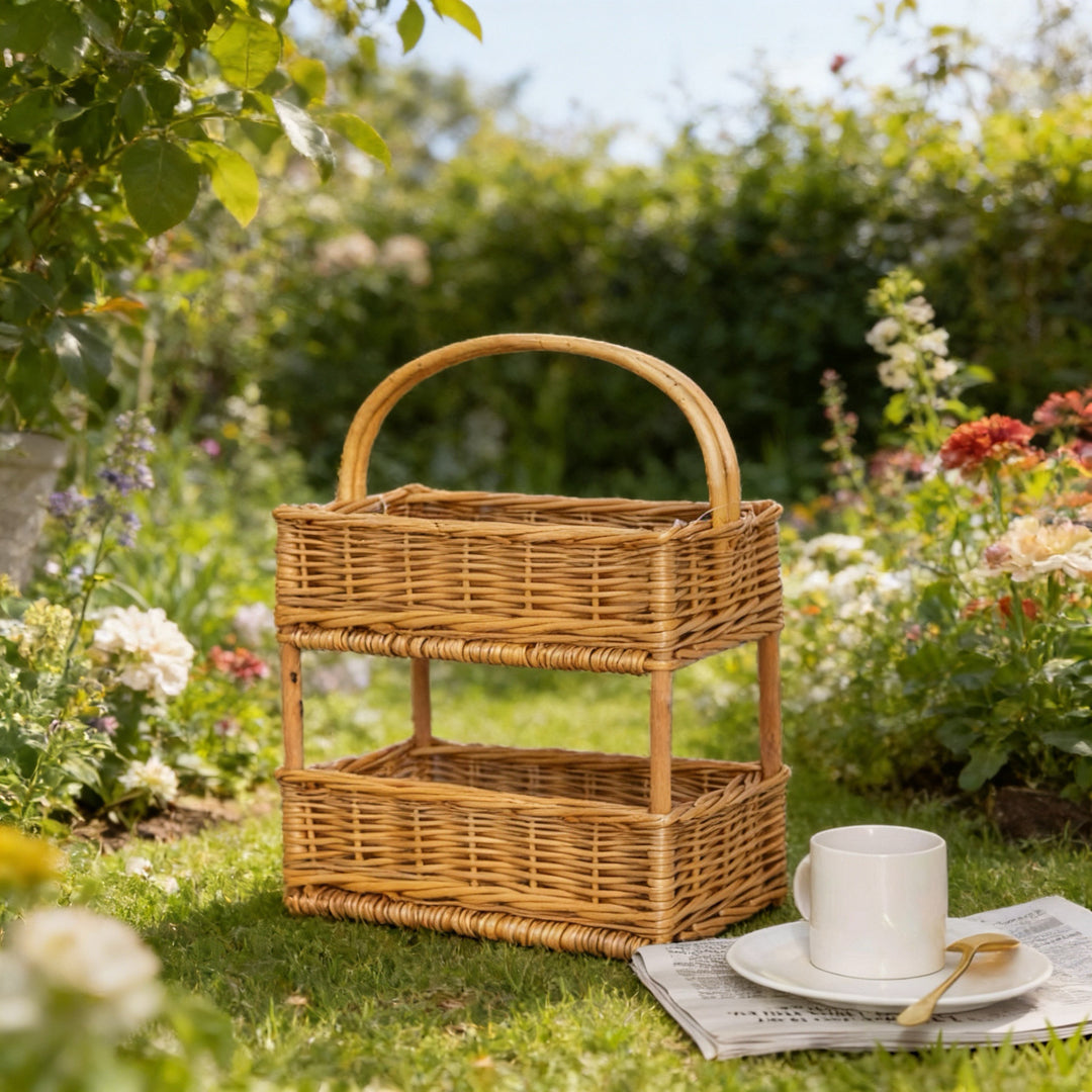 Wooden Multi-Tier Storage Organizer Stornfield