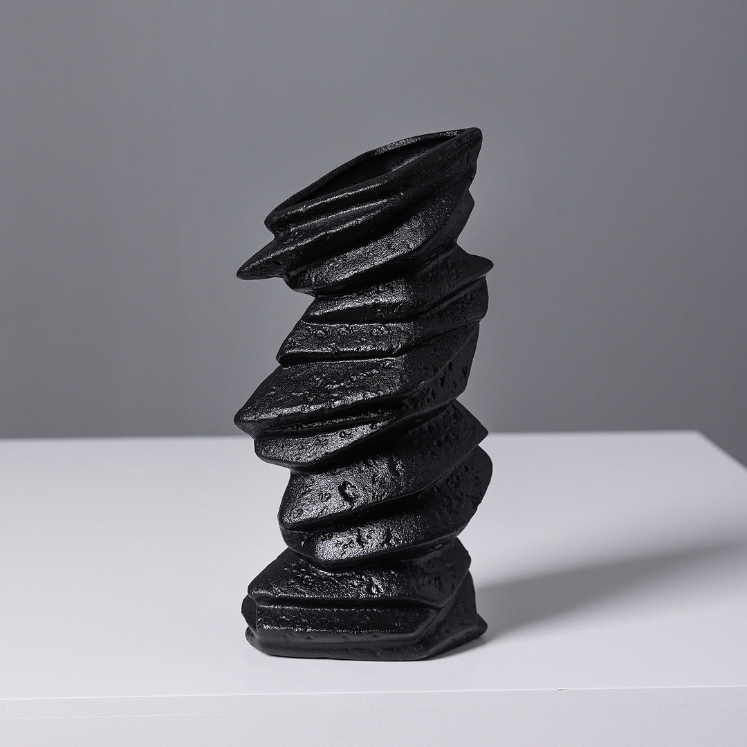 Abstract Textured Ceramic Sculpture