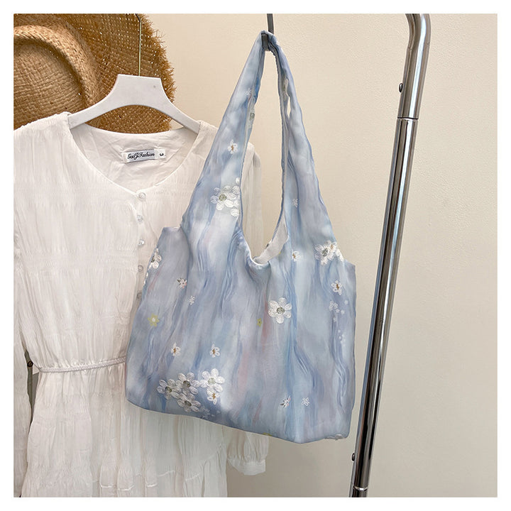Elegant Floral Printed Shoulder Tote Bag Stornfield