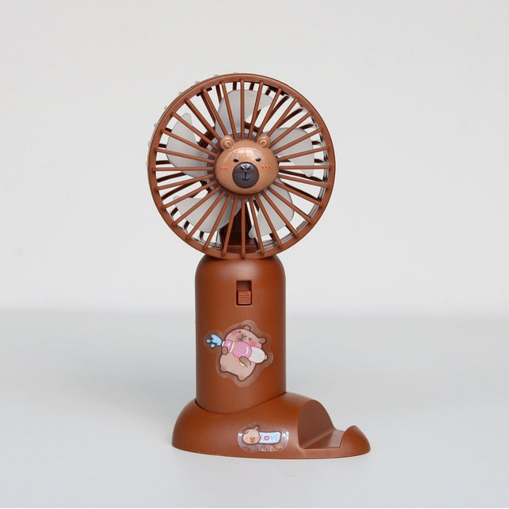 Unisex Portable Mini Fan in Cute Bear Design Stornfield