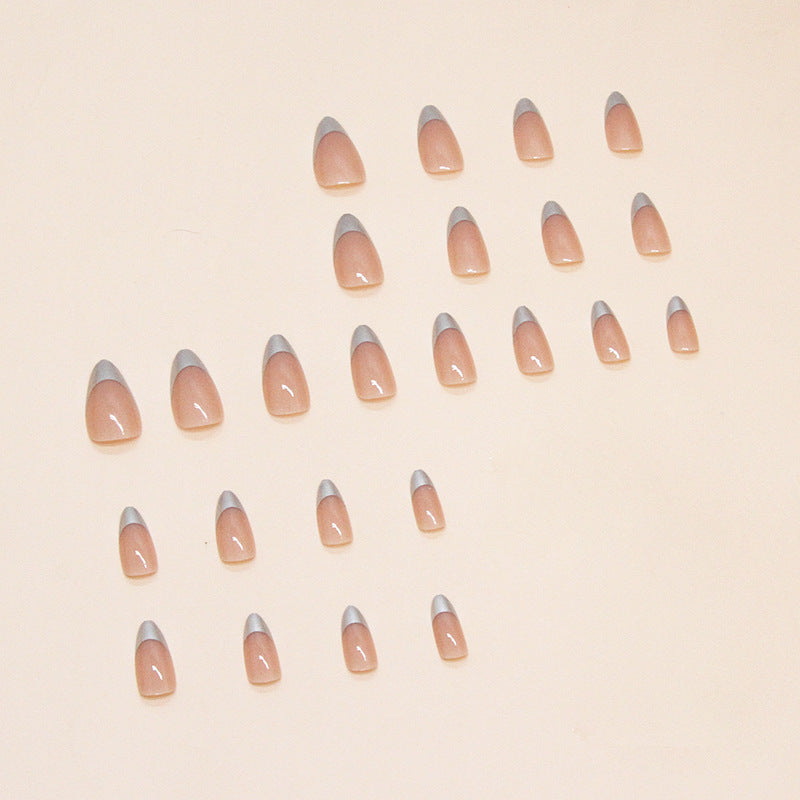 Metallic Tip Press-On Nail Extensions Stornfield