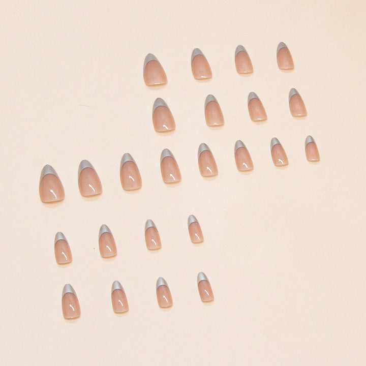 Metallic Tip Press-On Nail Extensions Stornfield