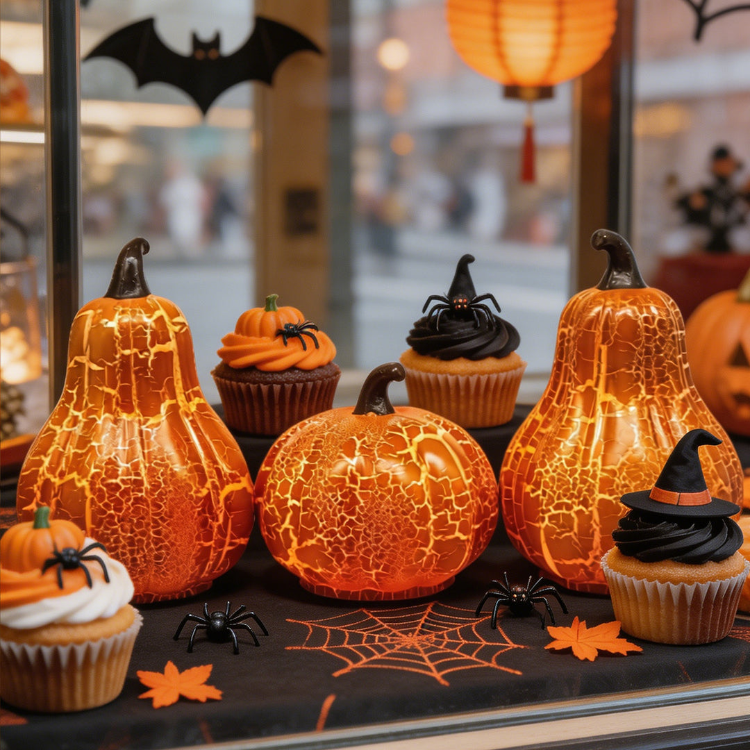 Decorative Pumpkin Lamp Stornfield