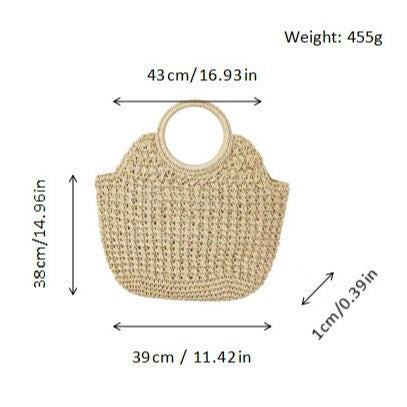 Basket bag in modern design Stornfield