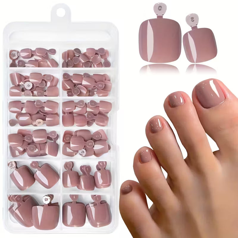 Premium Gel Pedicure Nail Set Stornfield