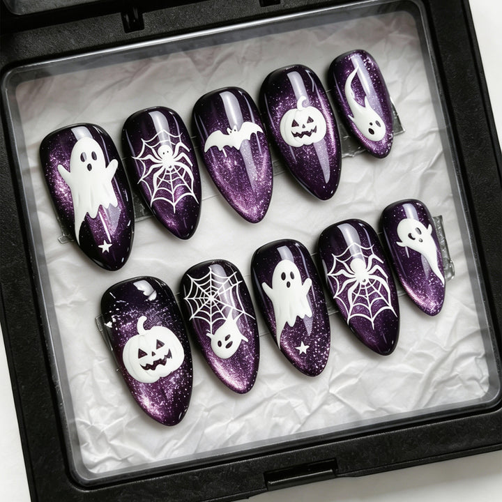 Halloween Themed Decorative Press-On Nails Stornfield