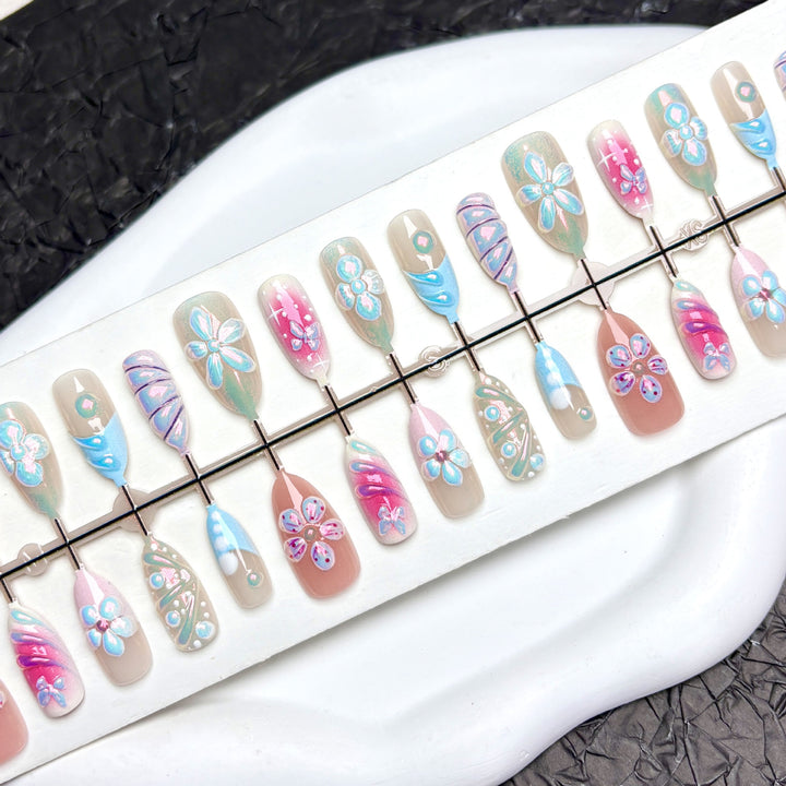 Elegant Ombre Art Press-On Nails