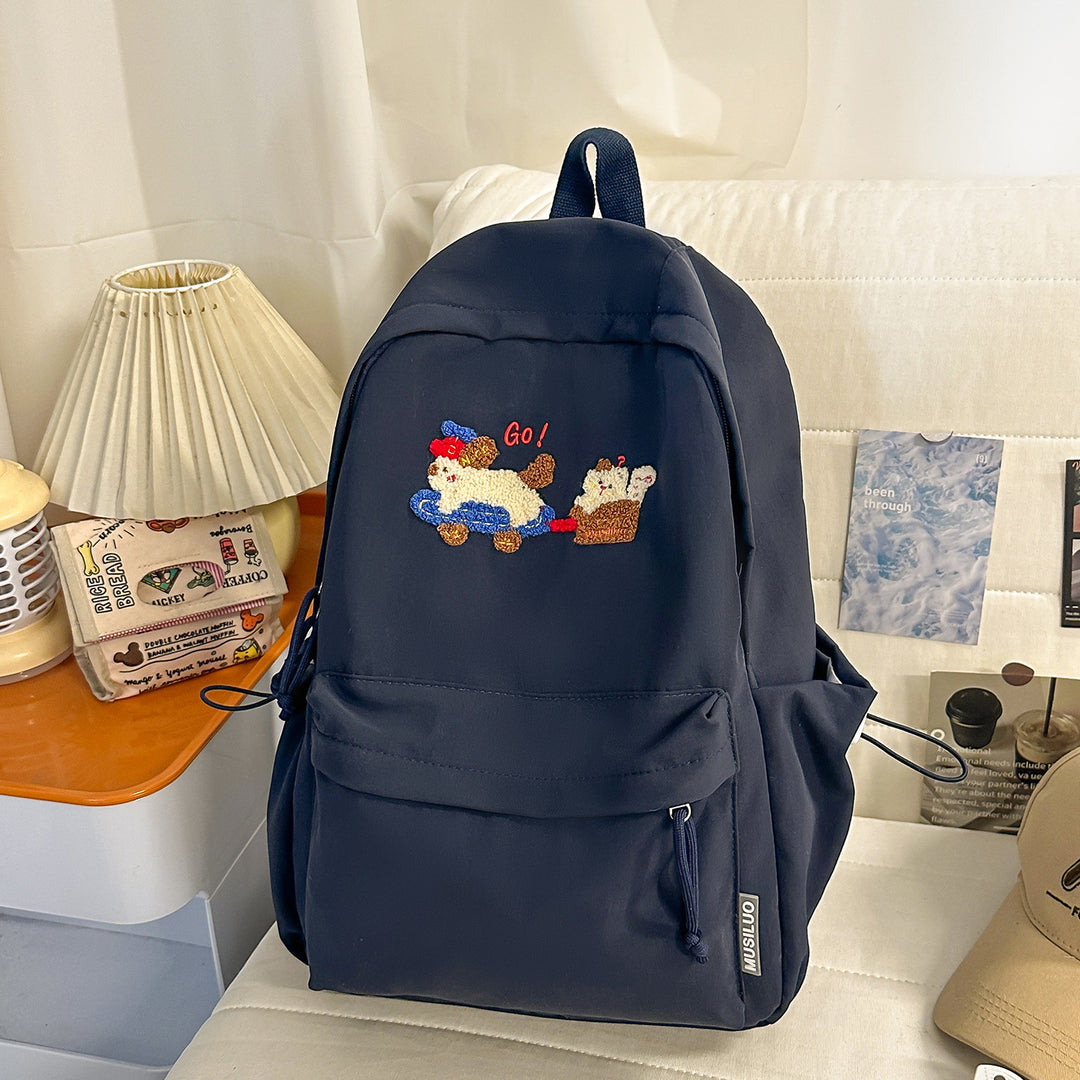 Playful Embroidered Backpack Stornfield