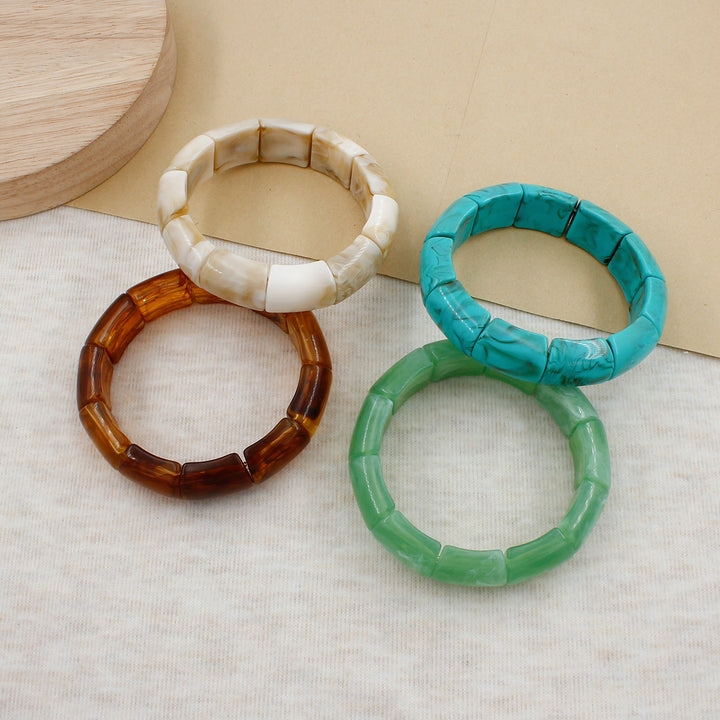 Geometric Resin Bangle Stornfield
