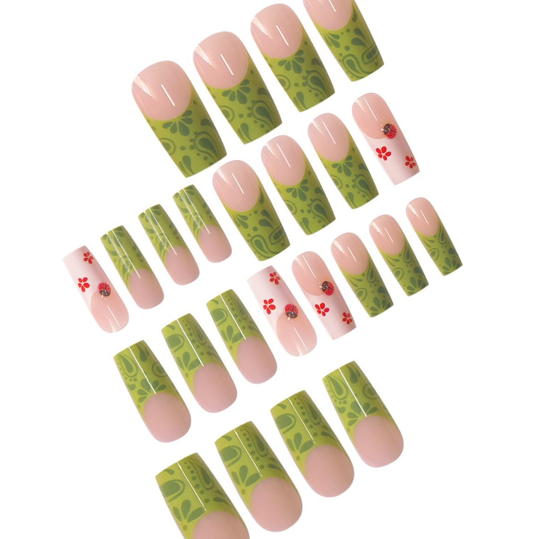 Creative Floral-Inspired Press-On Nail Extensions Stornfield