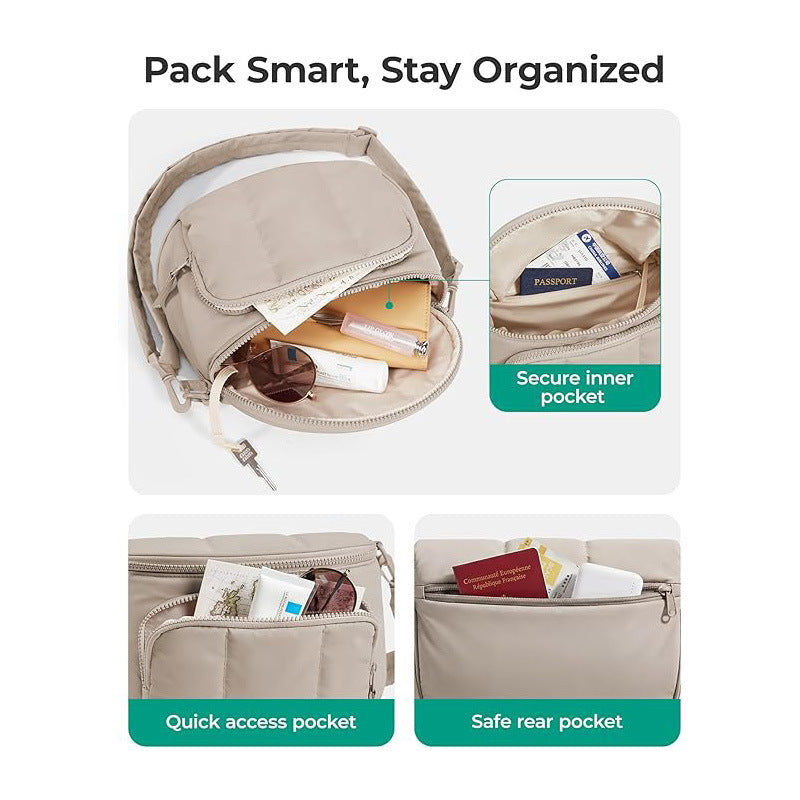 Stylish shoulder bag with detachable shoulder strap and versatile compartments Stornfield