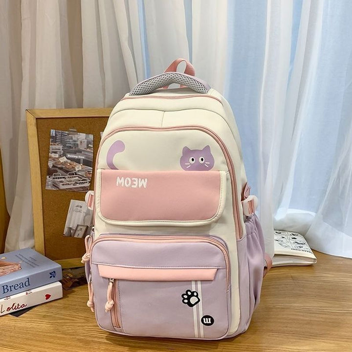 Fun Cat-Themed School Backpack Stornfield