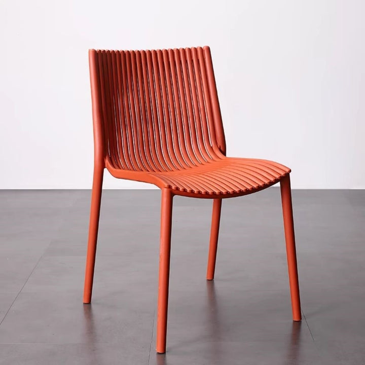 Contemporary Slatted Dining Chair Stornfield