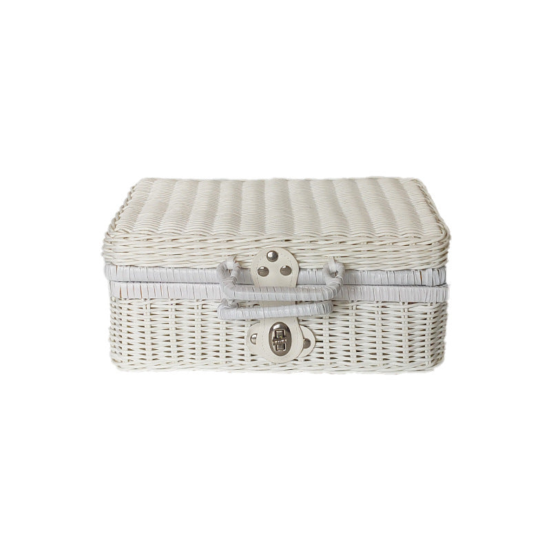 Vintage Wicker Storage Trunk Stornfield