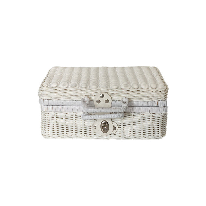 Vintage Wicker Storage Trunk Stornfield