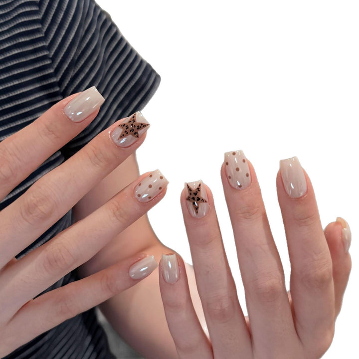 Trendy animal print artificial nail tips Stornfield