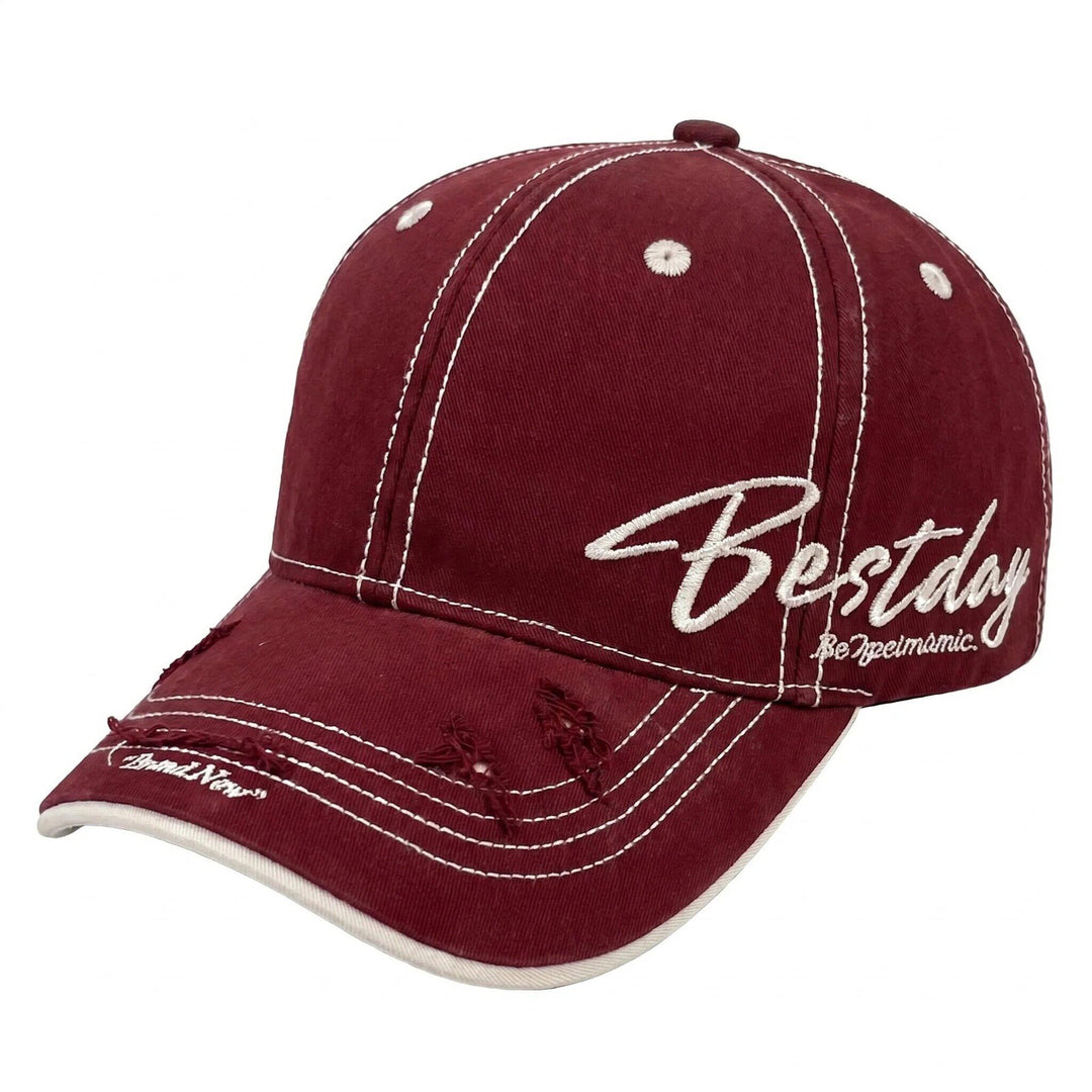 Men's Distressed Casual Cotton Baseball Cap Stornfield
