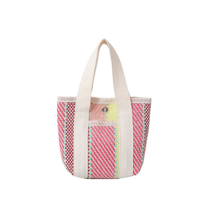 WoColorful Woven Beach Tote Bag Stornfield