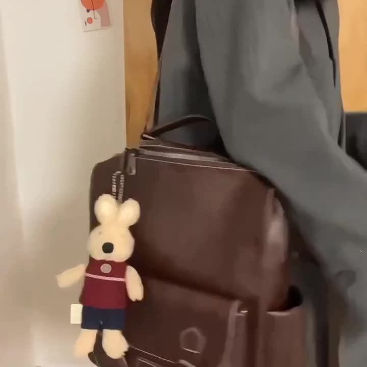 Multi-Functional Leather Backpack Stornfield