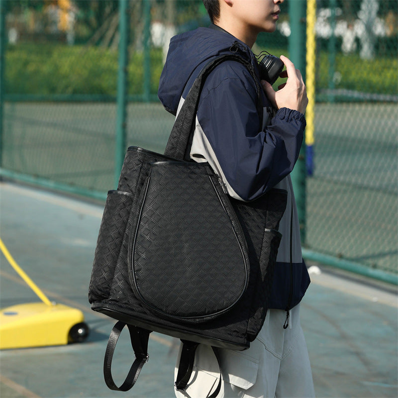 Quilted Multi-Pocket Tote Bag Stornfield