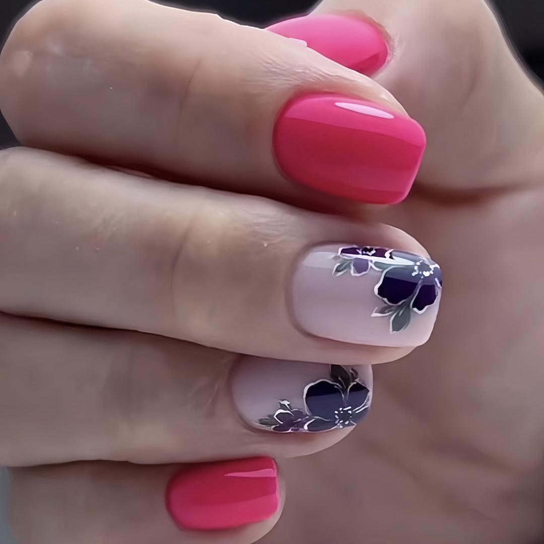 Floral Art Acrylic Nail Design Kit