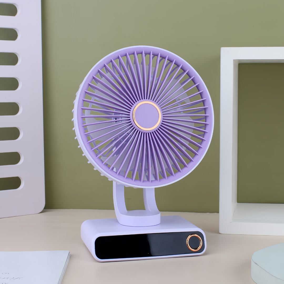 Ladies Portable Table Fan in Modern and Compact Design Stornfield