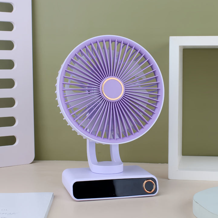 Ladies Portable Table Fan in Modern and Compact Design Stornfield