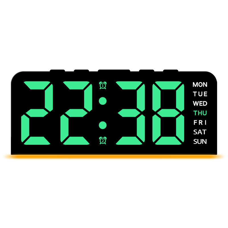 Digital LED alarm clock with color change Stornfield