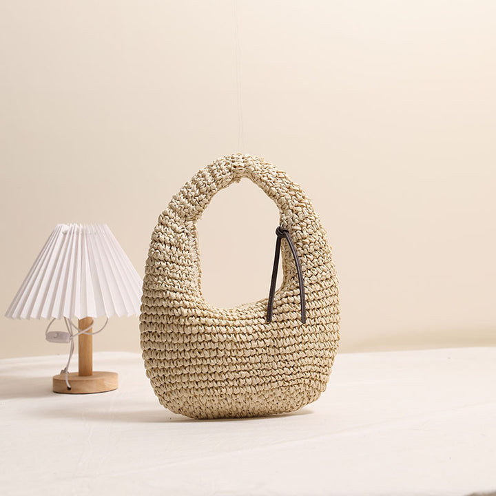 Handmade Basket Bag in Modern Hobo Style Stornfield
