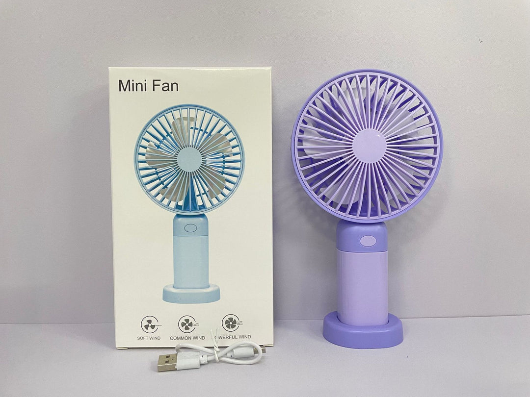 Unisex Portable Mini Fan with USB Charging Function and Multiple Speed Levels Stornfield