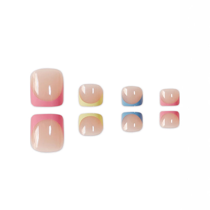 Decorative French Tip Nail Art Set Stornfield