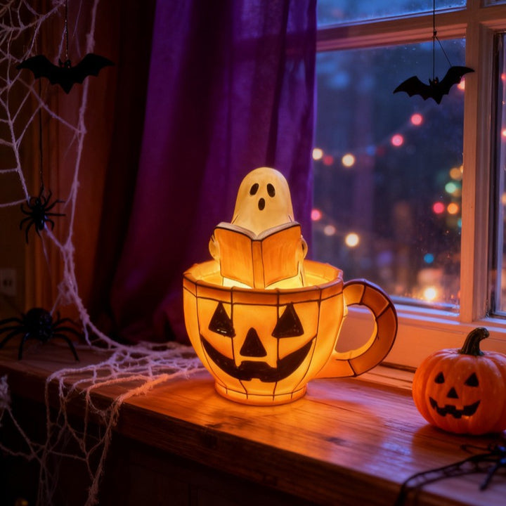 Decorative Halloween Ghost Reading Lamp Stornfield