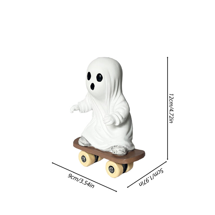Decorative skateboard ghost figure Stornfield