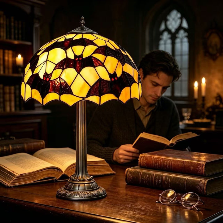 Decorative table lamp in bat design Stornfield