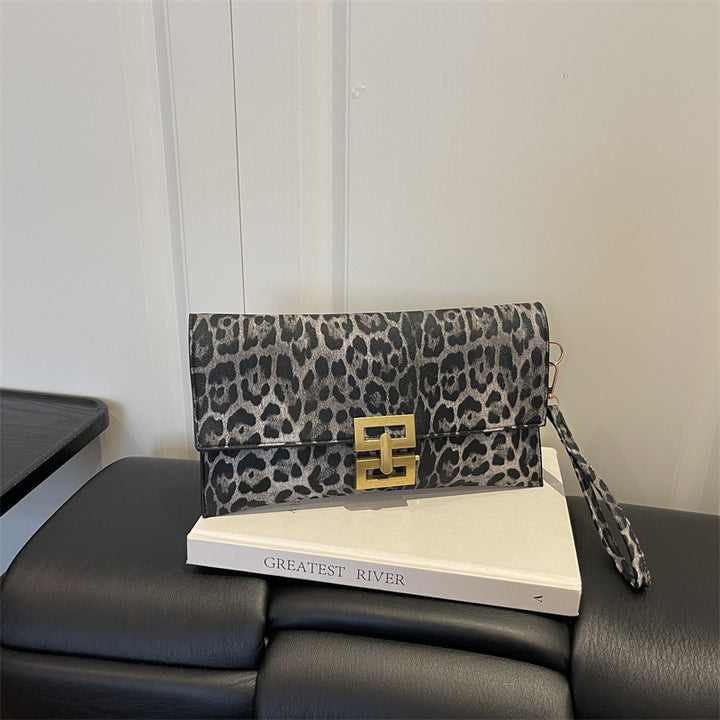 Animal Print Clutch
